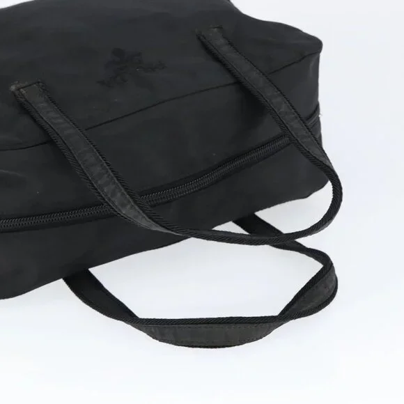 PRADA Hand Bag Nylon Black Silve - Picture 8 of 16
